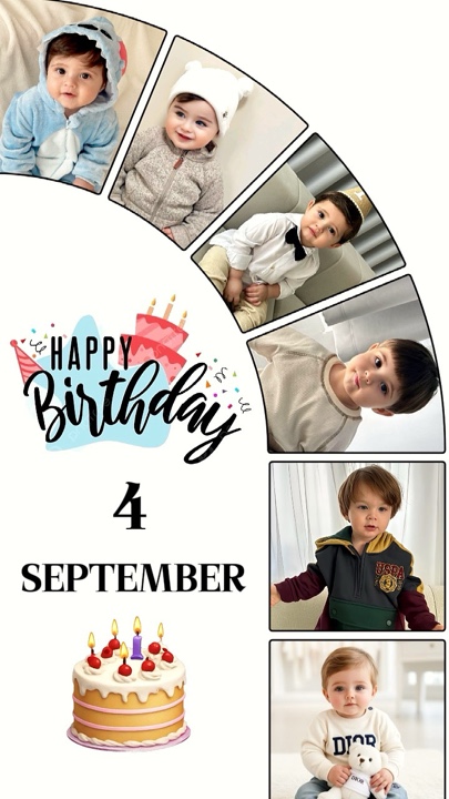 HBD HIJO 4 DE SEPTIEMBRE 