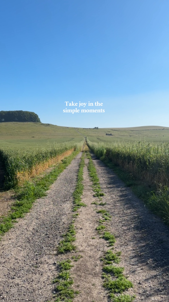 Enjoy simple things