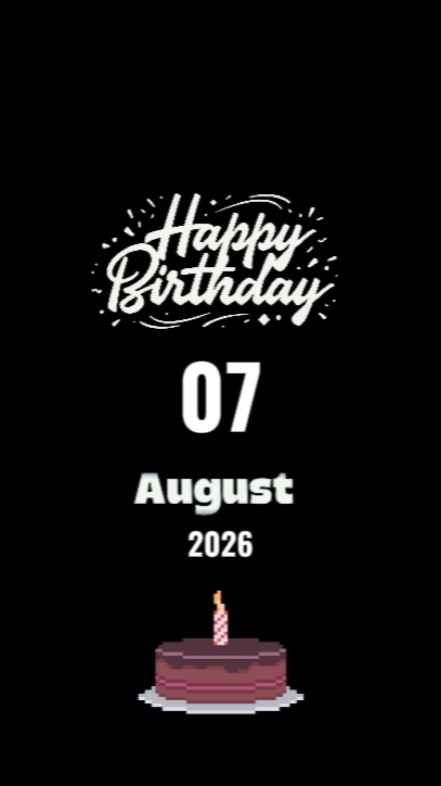 Feliz aniversário para você 