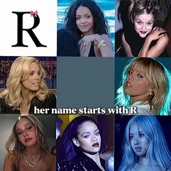R initial girls