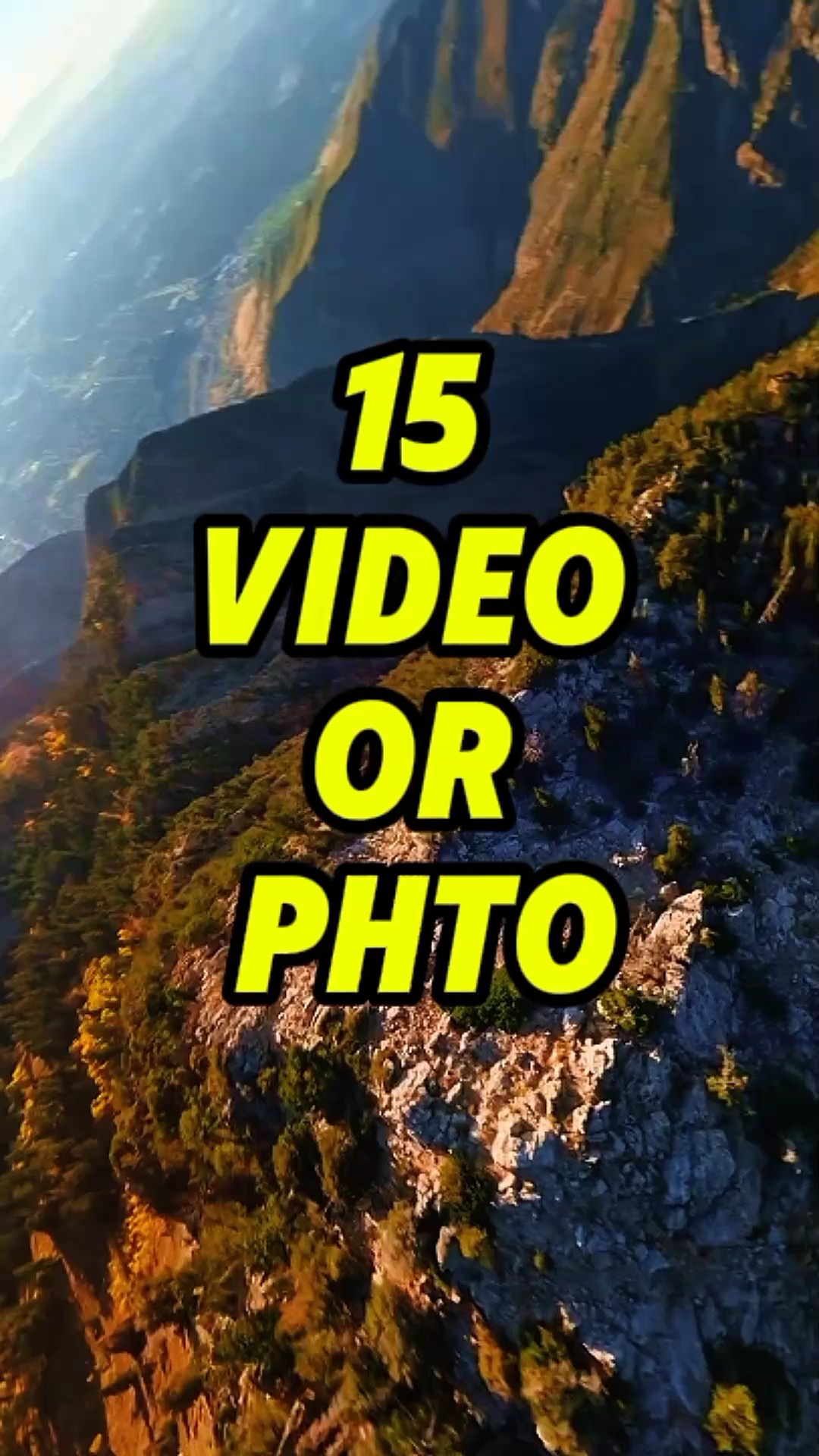 15 vidéo ou photo 