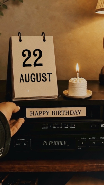 Birthday 22 August