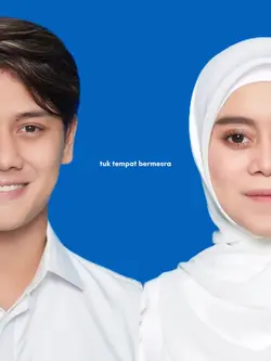 Foto Latar Biru