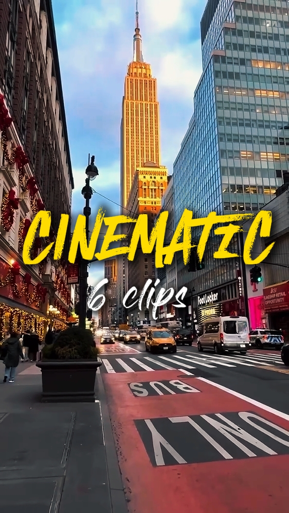6 clips cinematográficos 
