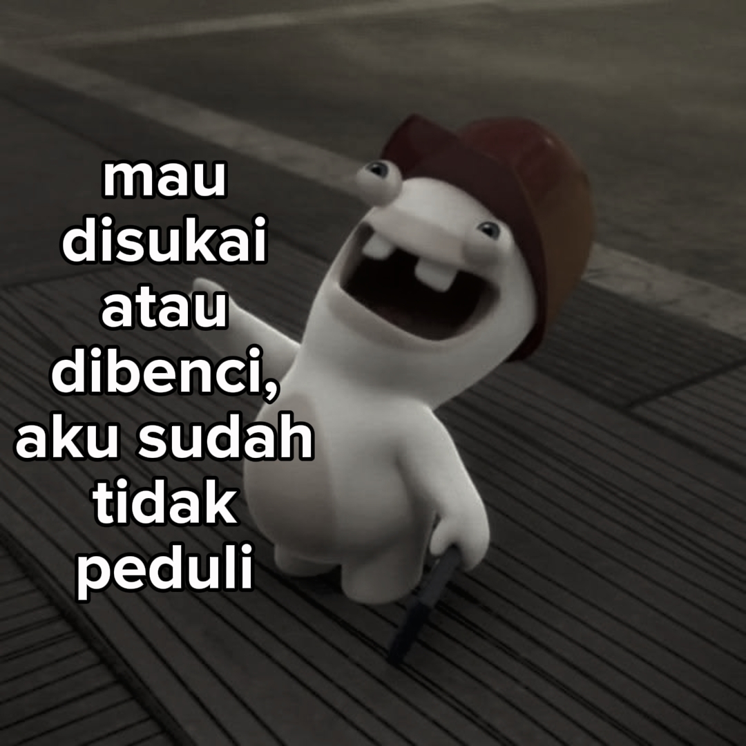 tidak peduli 