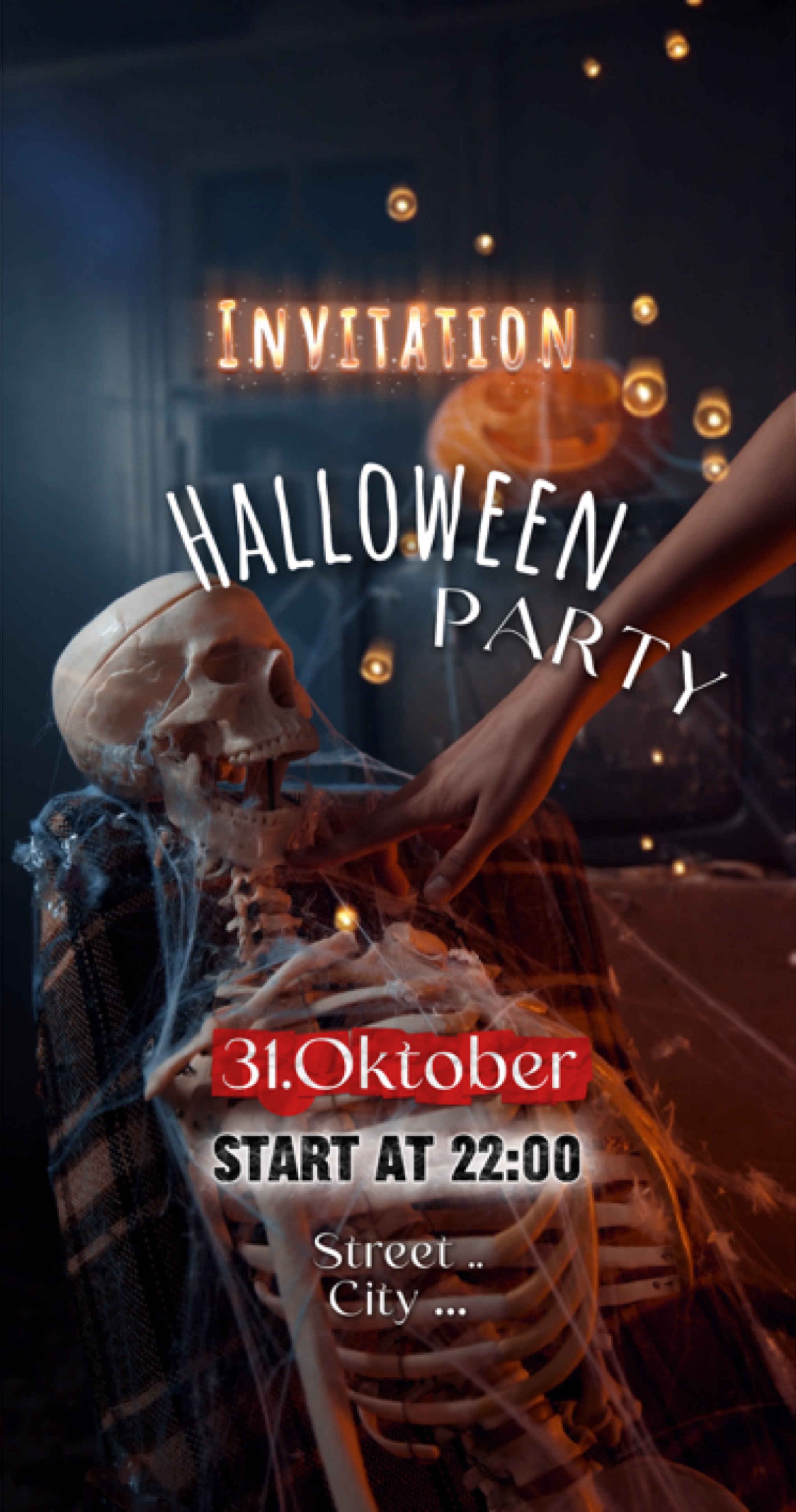 Convite Halloween