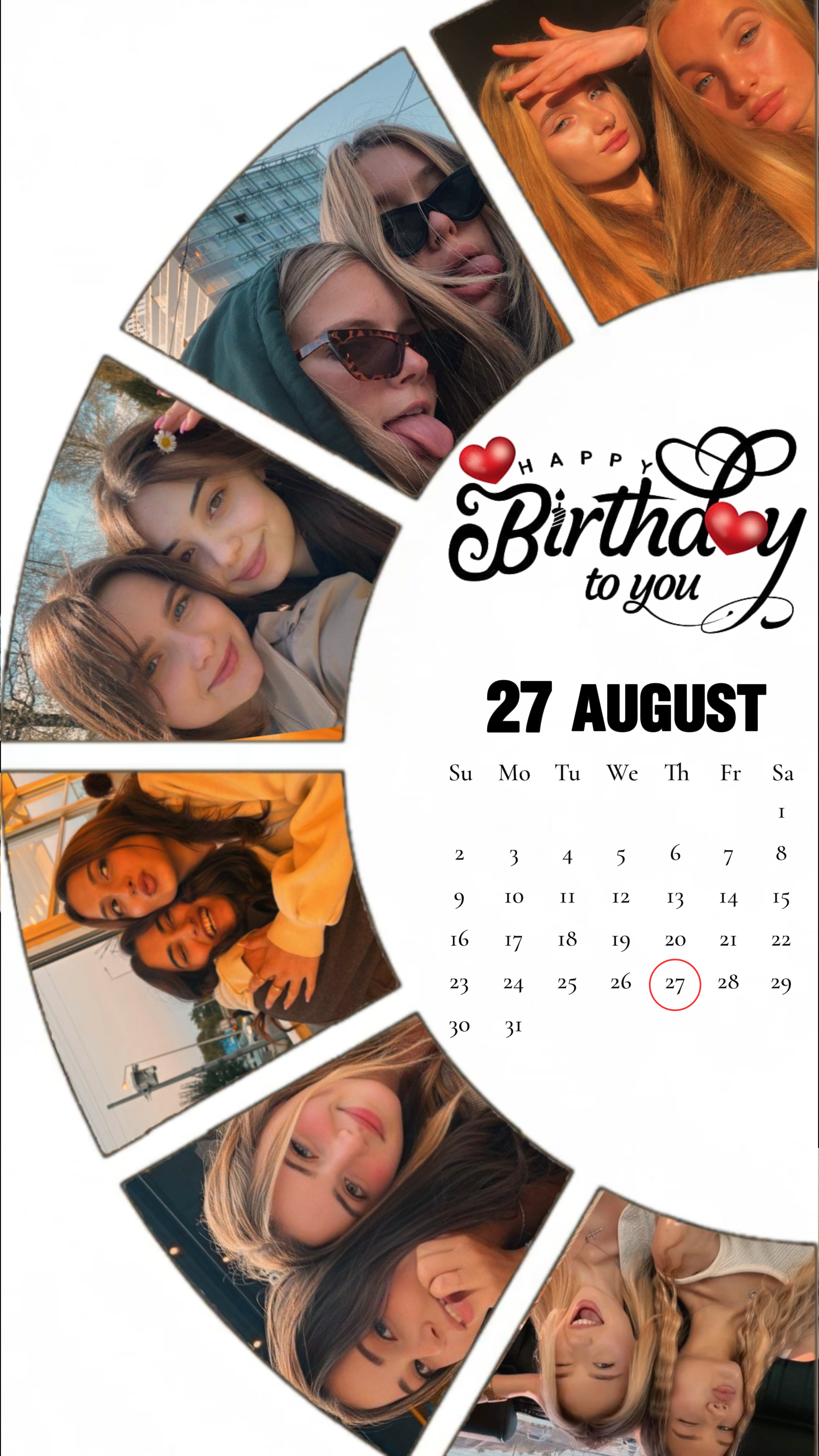 BIRTHDAY 27 AUGUST