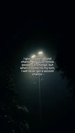 I give people second