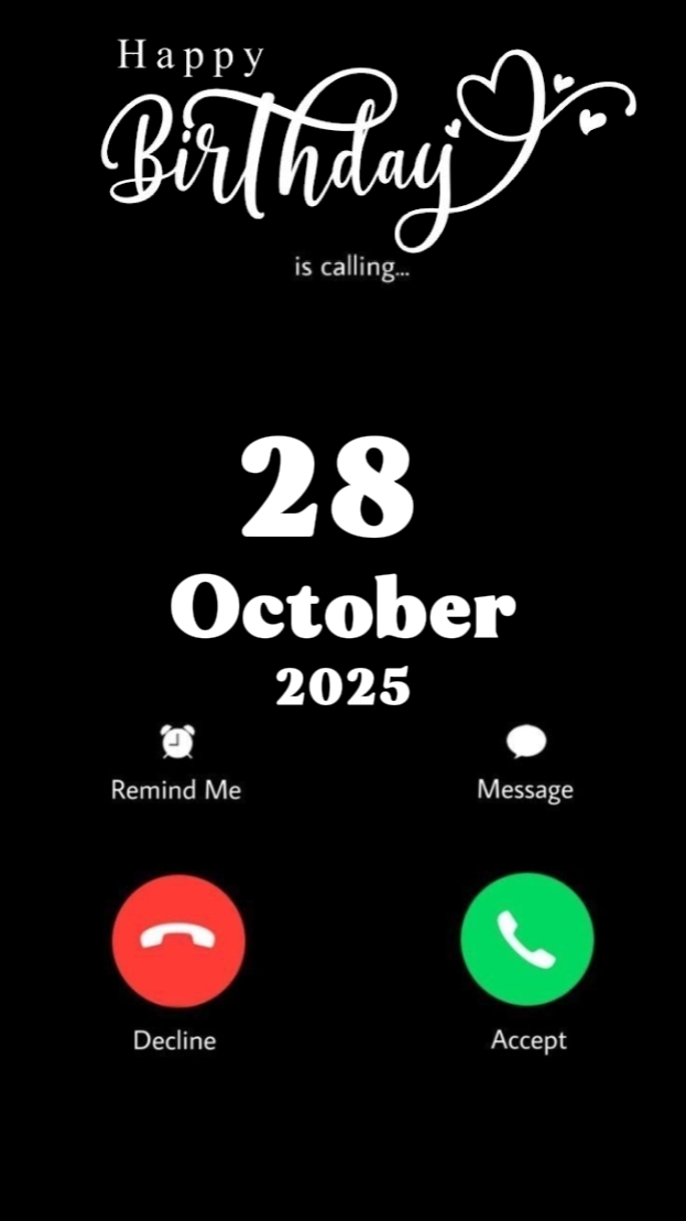 28 October Birthday