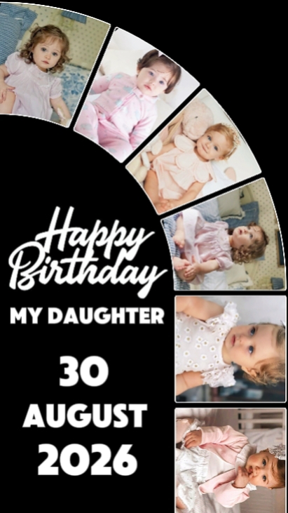 HBD DAUGHTER 30 AUG