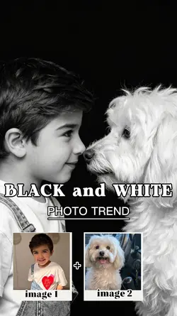 black & white photo