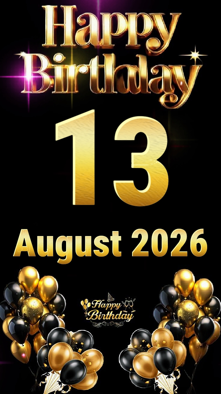 Cumpleaños 13 de agosto 