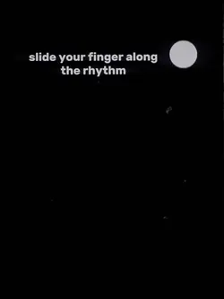 slide your finger