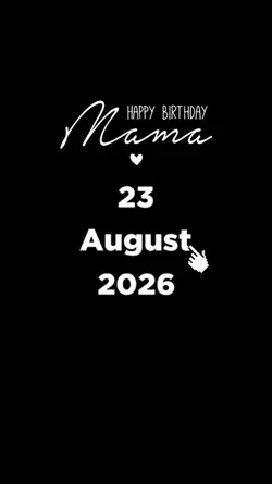 HBD MAMA 23 AUGUST