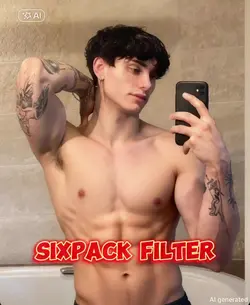 sixpack shirtless
