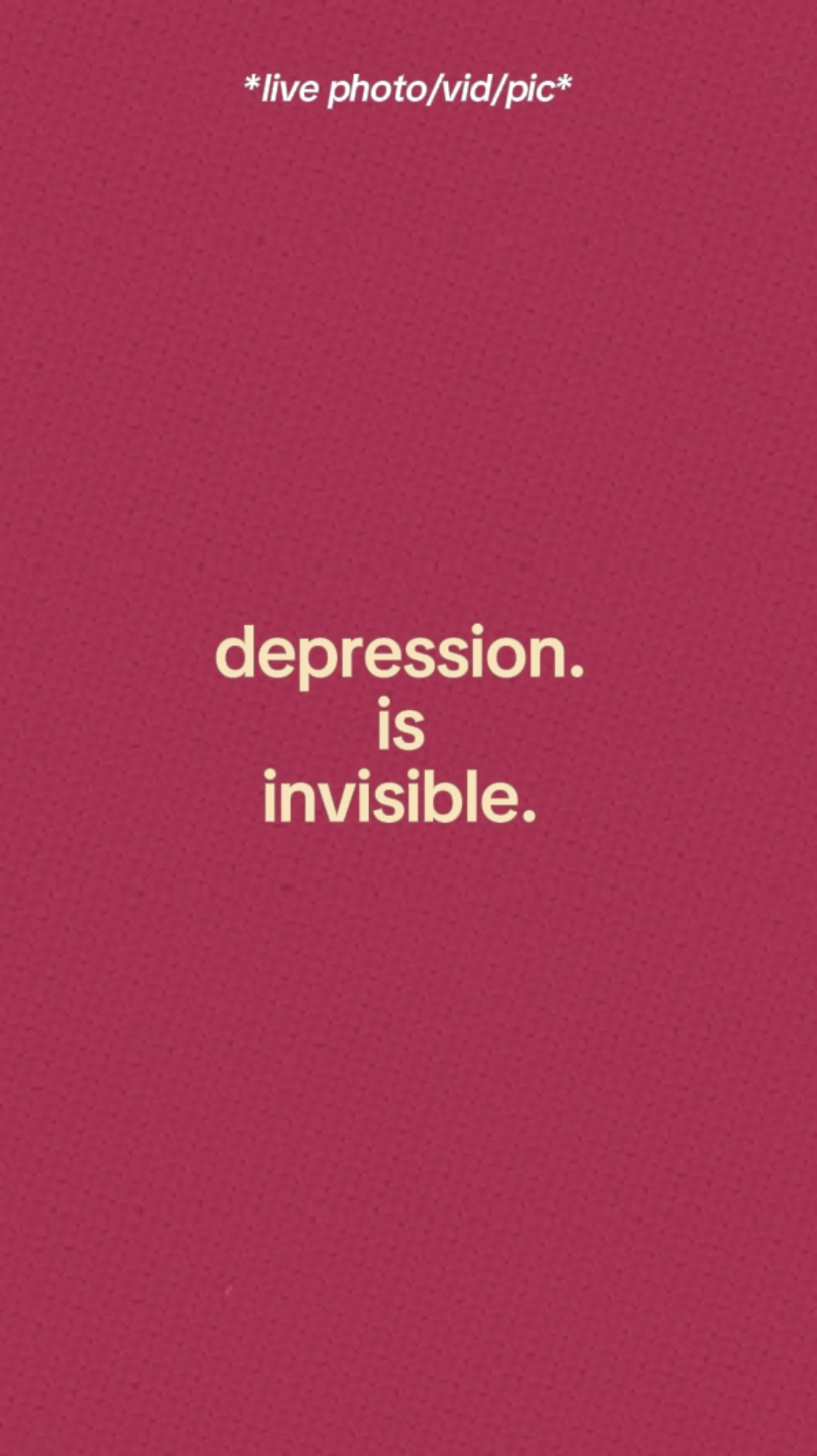 Depression. 