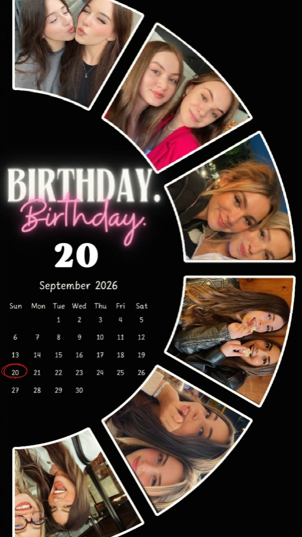 BIRTHDAY 20 SEPT 