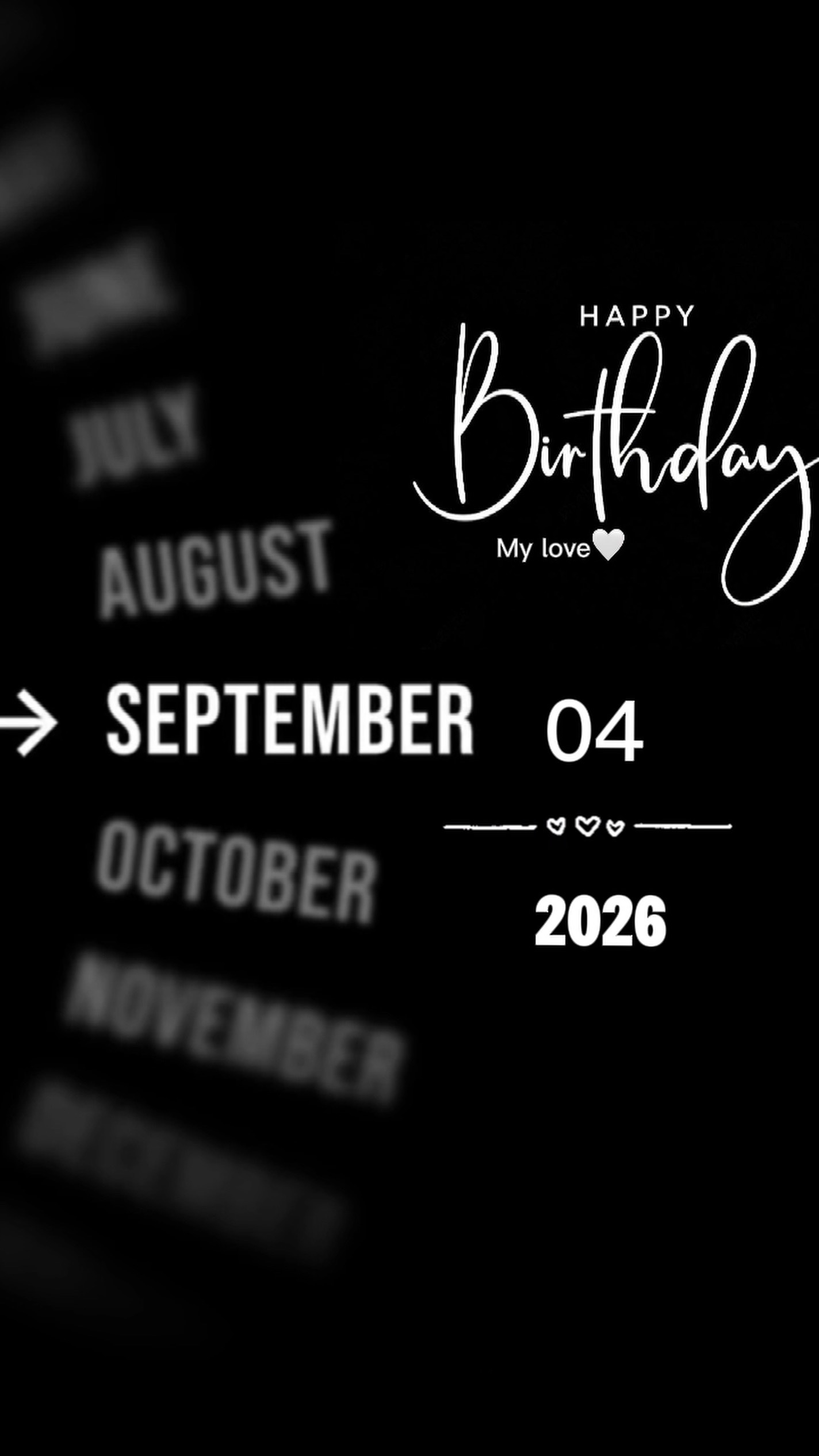 BDAY 4 september lov