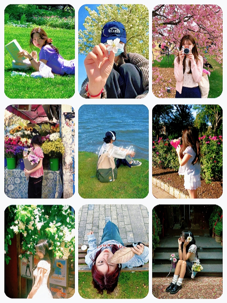 9 fotoğraf kolajı