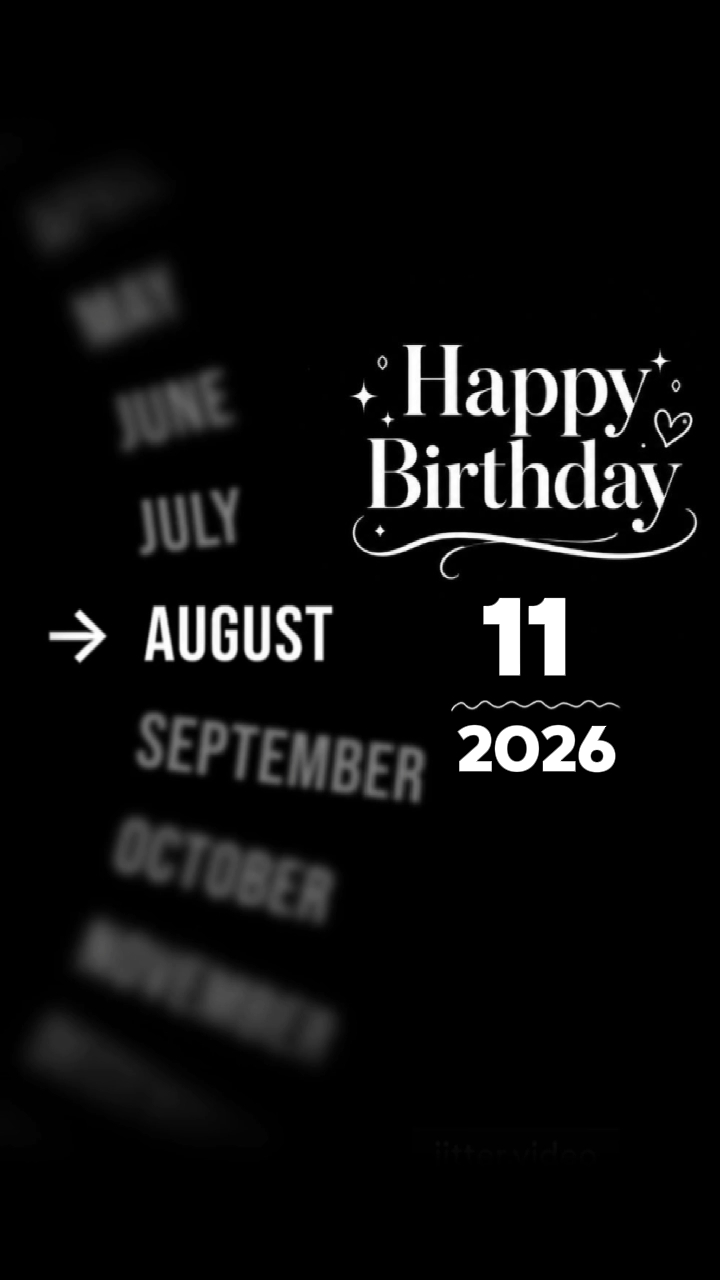 HBD SON 11 AUGUST 