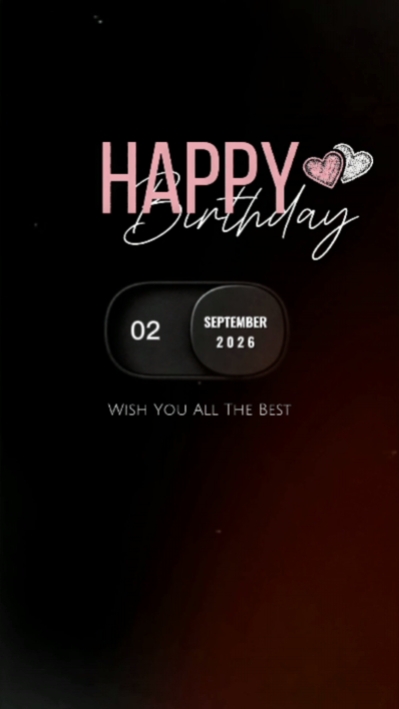HBD 2 DE SETEMBRO