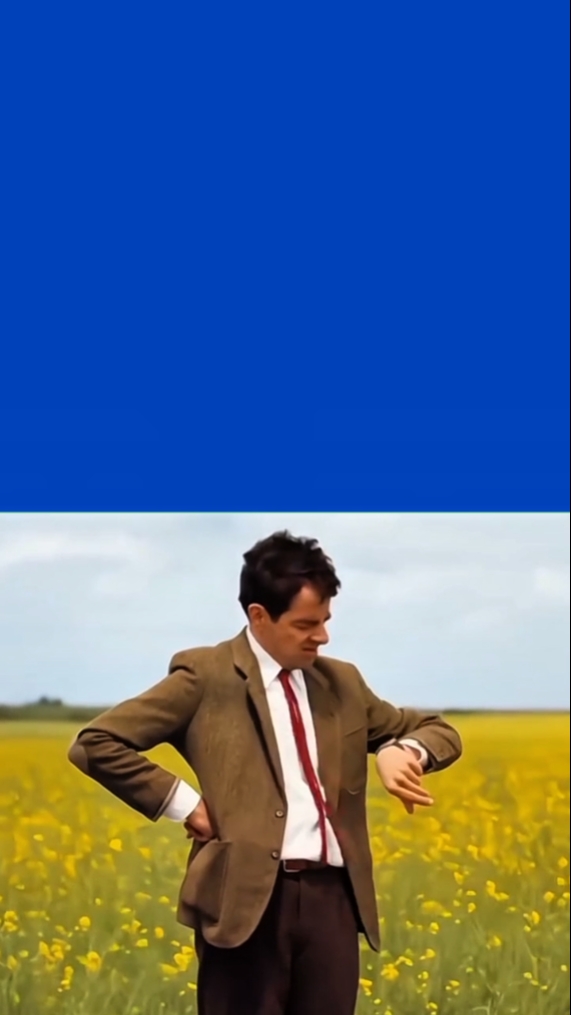 Mr. Bean is waiting 