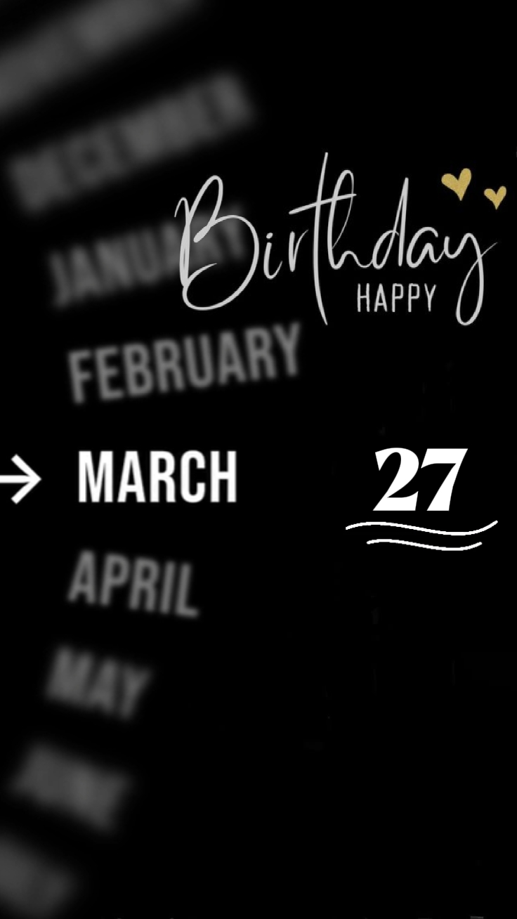 ULANG TAHUN 27 MARET 