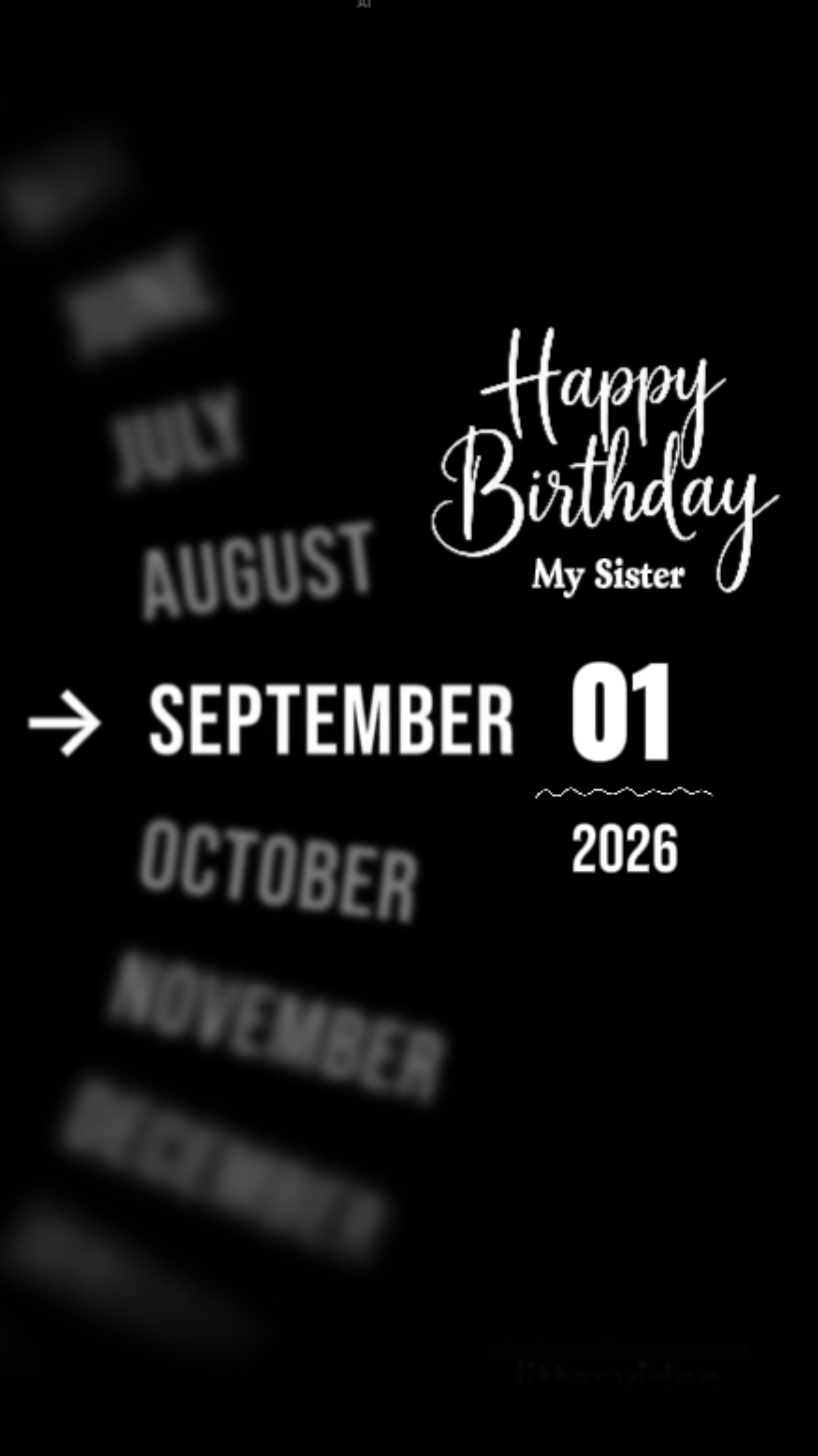 HBD SISTER 01 SEP