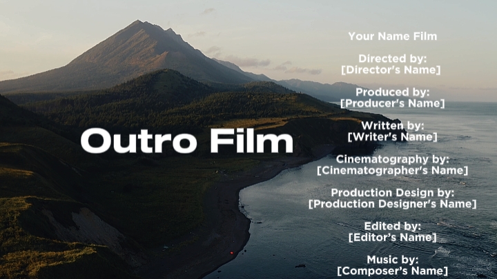 Film Kredit Outro