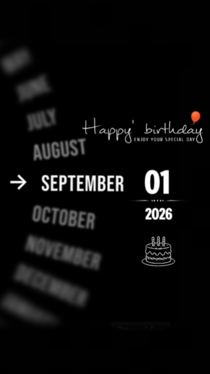 Hbd mãe 01 de setembro