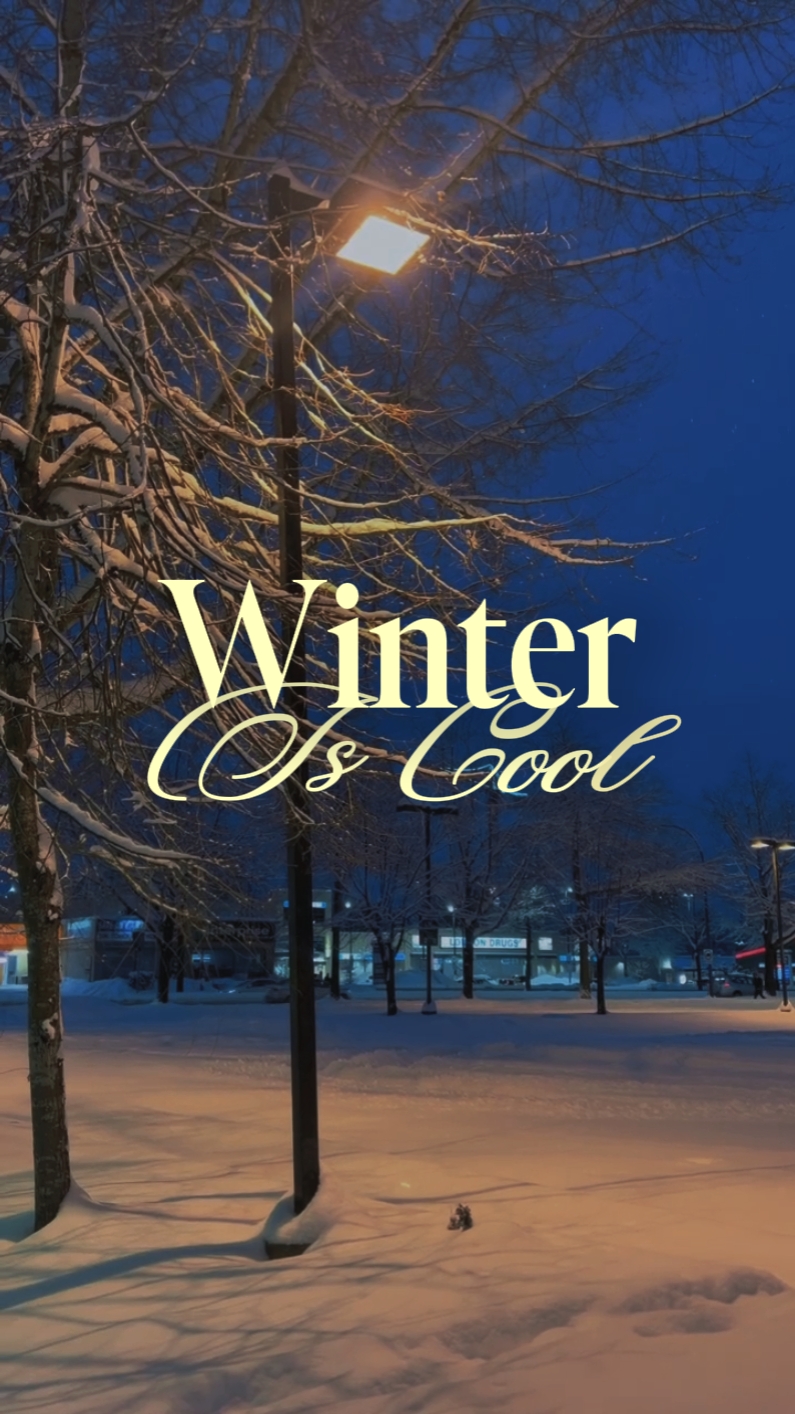 L'hiver est frais