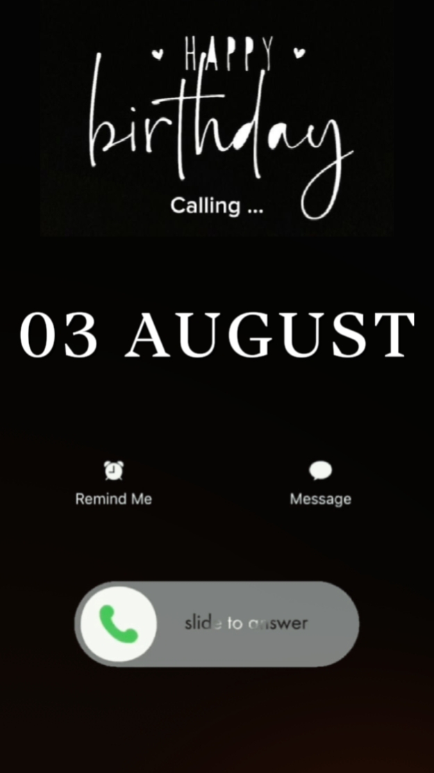 HBD 03 AGUSTUS 2026