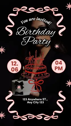 BIRTHDAY INVITATION