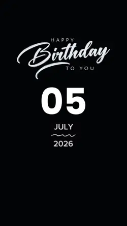 HBD 05 JULY 2026