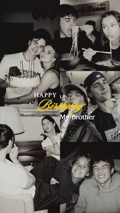 Birthday my brother 