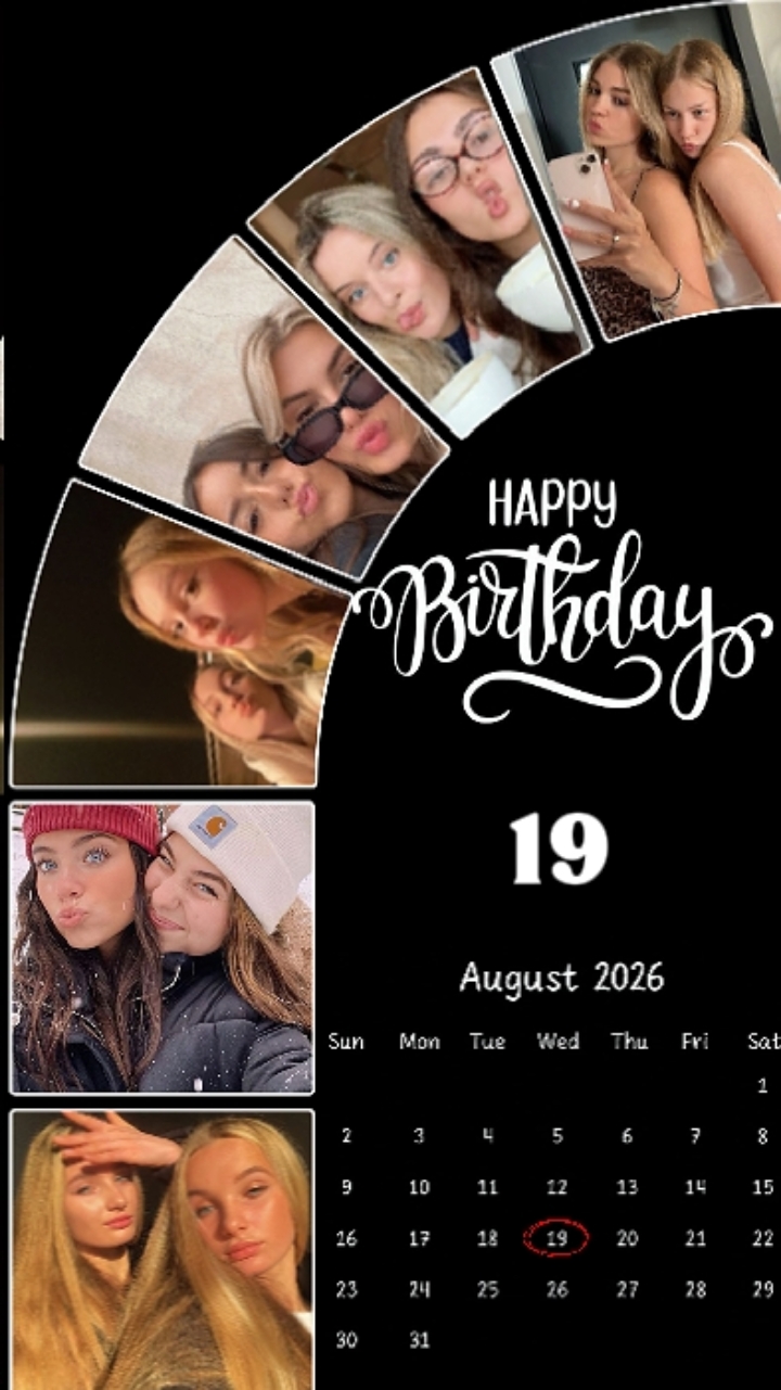 BIRTHDAY 19 AUGUST 