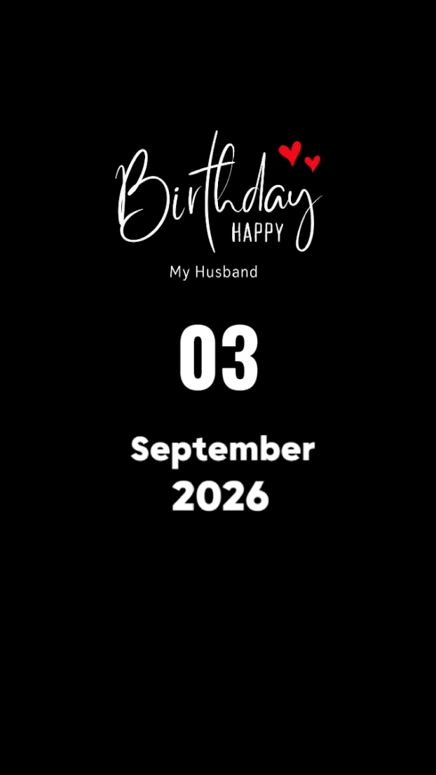 HBD HUSBAND 3 SEPTEM