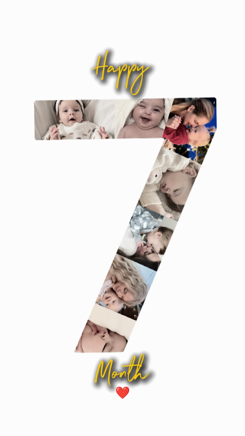 happy7month baby