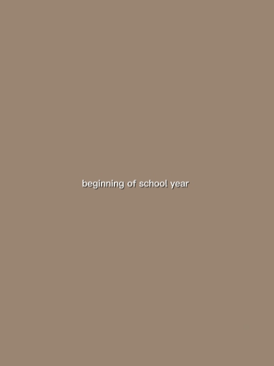 end of school year 