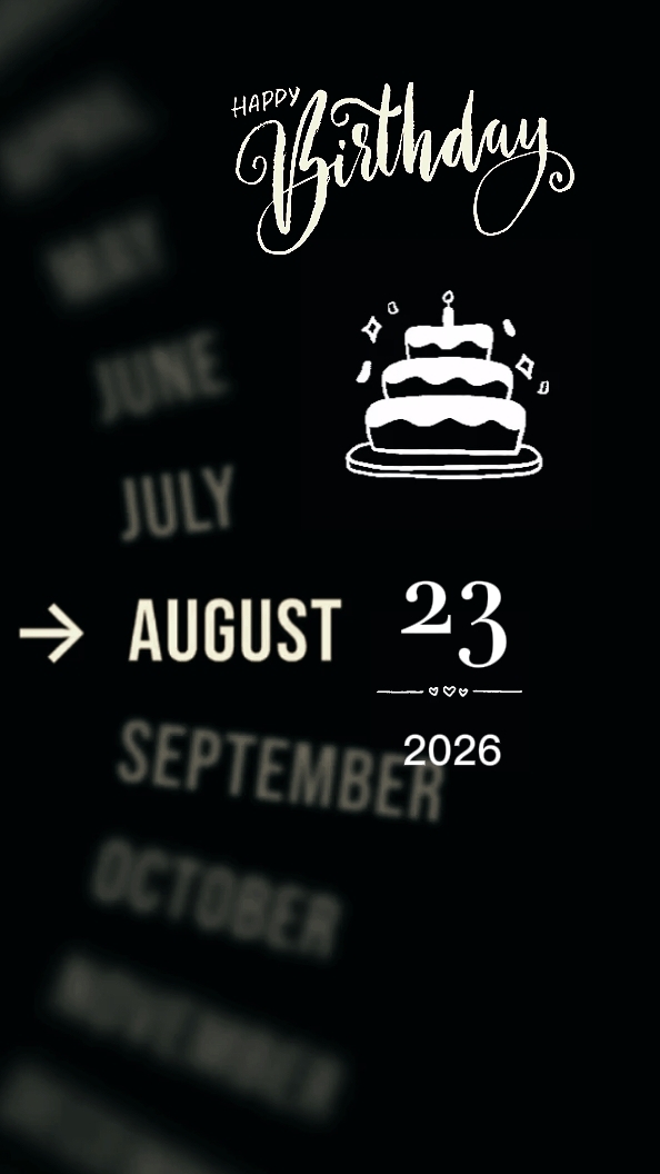 HBD AUGUST 23 