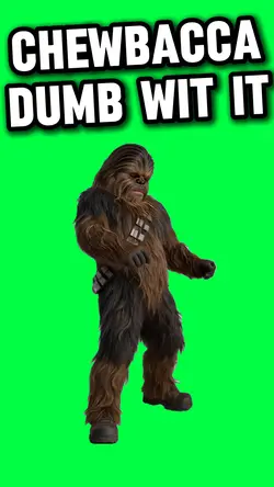 CHEWBACCA GOES DUMB