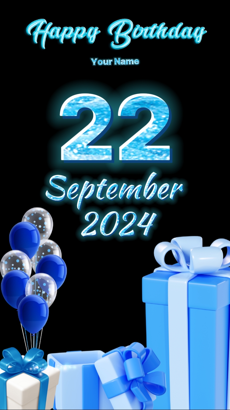 Birthday 22 Sep 2024