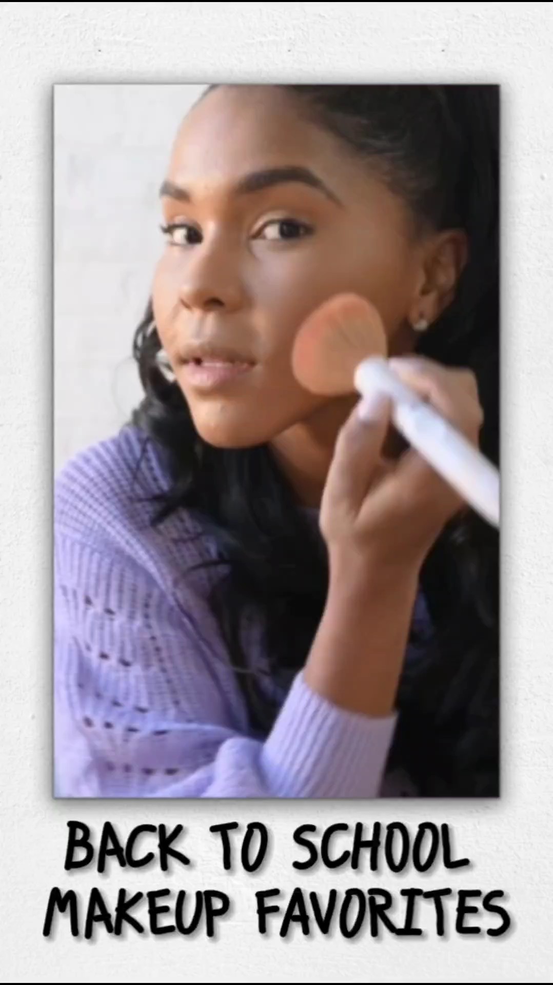Cosmetics Back to school Promotion Beating Match TikTok Style