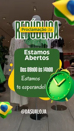 Feriado loja aberta