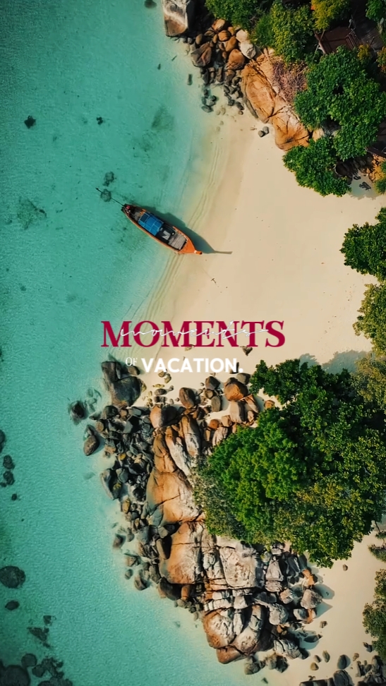 Moment des Urlaubs