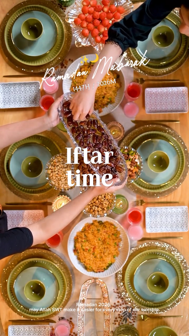 Iftar time ramadan