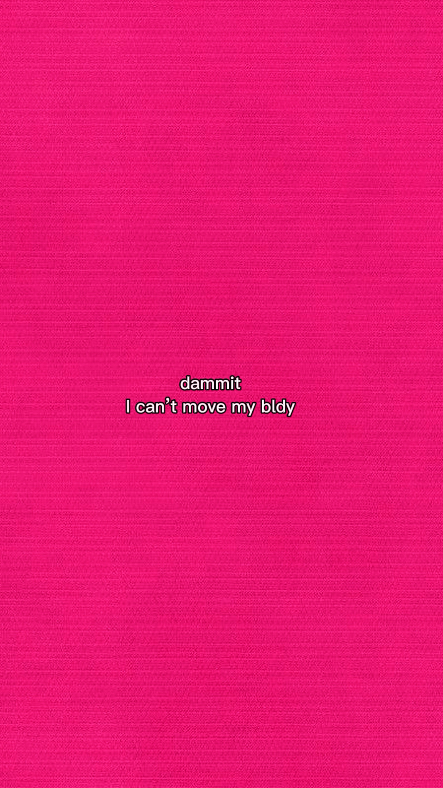 I cant move my body