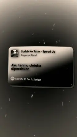 sudah ku tahu
