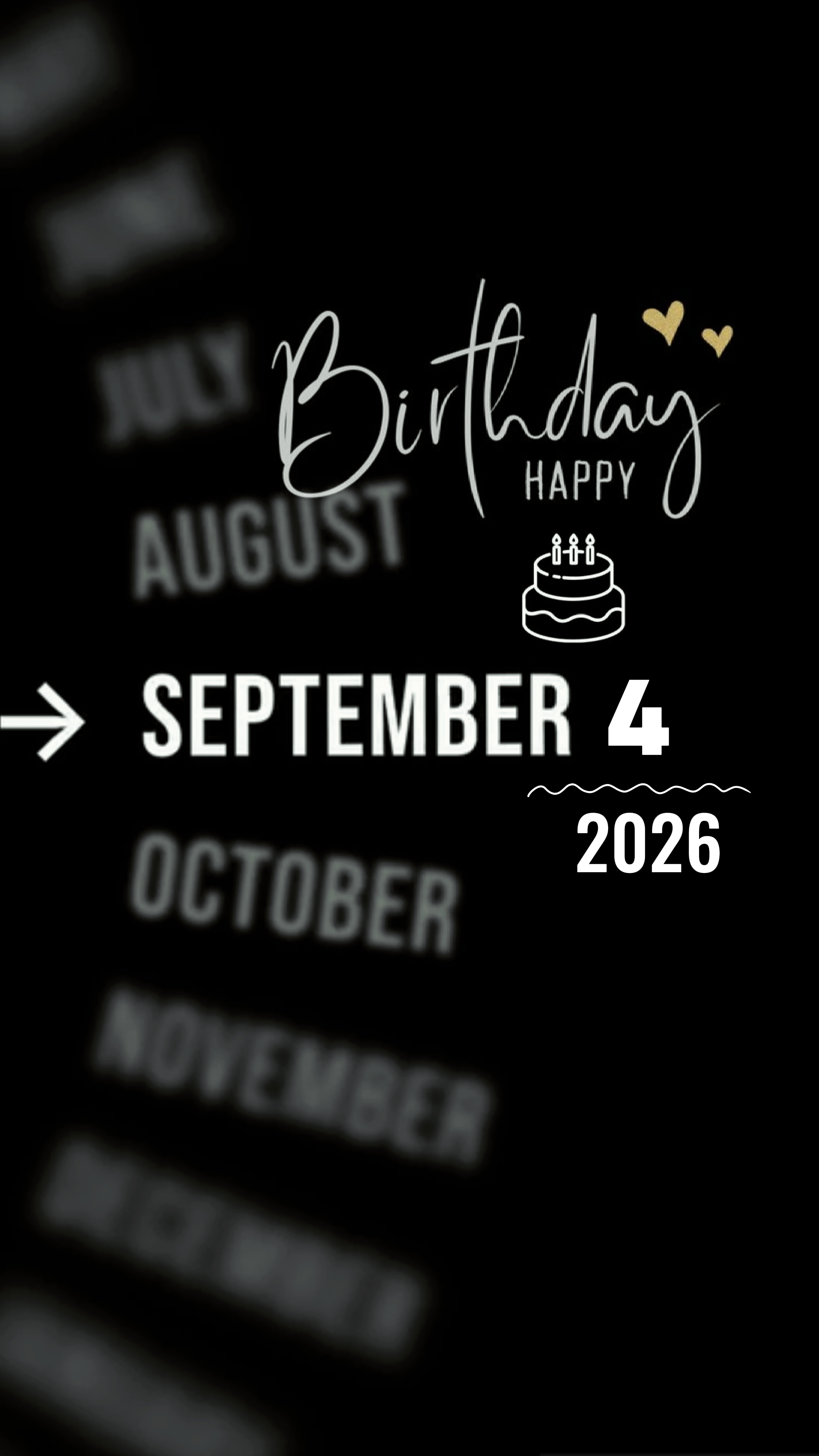 HBD FILHA 4 DE SETEMBRO