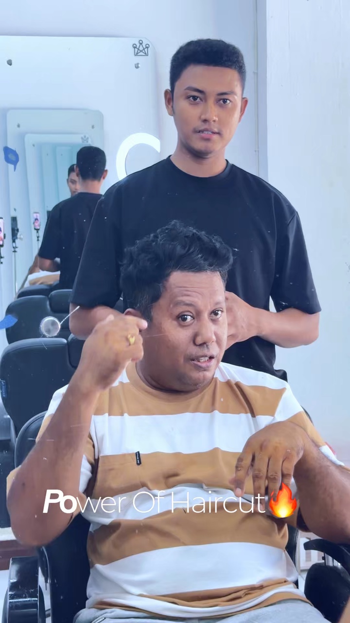 saç kesiminin gücü 💈
